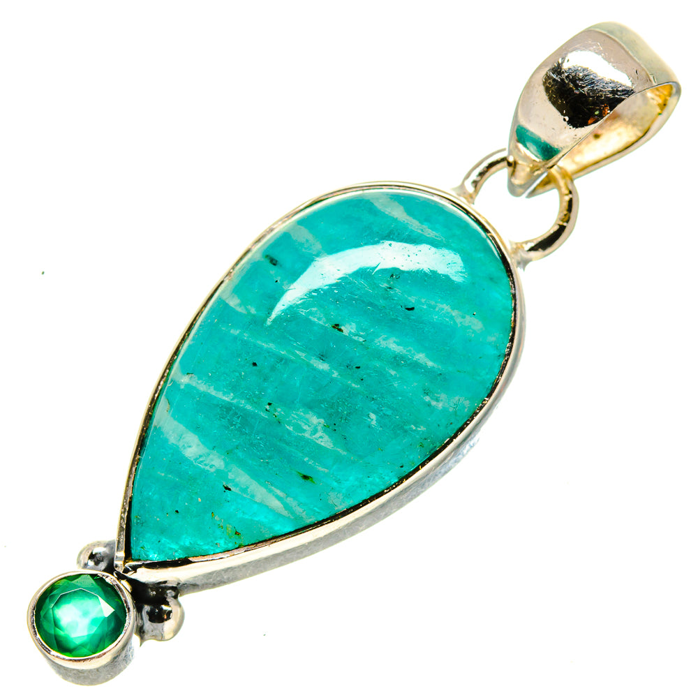 Amazonite Pendants handcrafted by Ana Silver Co - PD756320