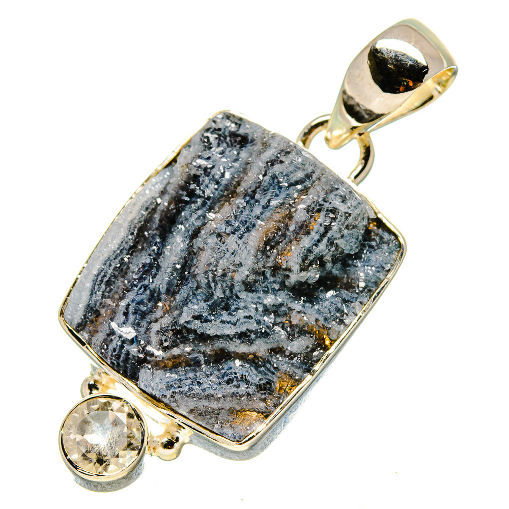 Desert Druzy Pendants handcrafted by Ana Silver Co - PD756328