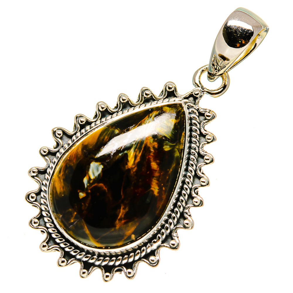 Pietersite Pendants handcrafted by Ana Silver Co - PD756329