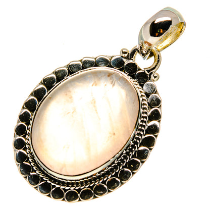 Rose Quartz Pendants handcrafted by Ana Silver Co - PD756334