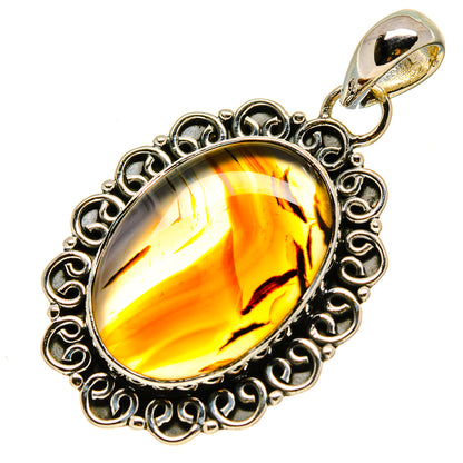 Montana Agate Pendants handcrafted by Ana Silver Co - PD756335