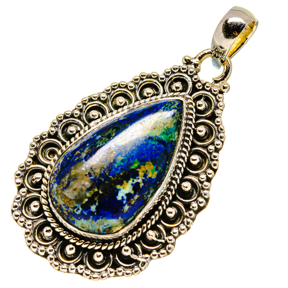Azurite Pendants handcrafted by Ana Silver Co - PD756344