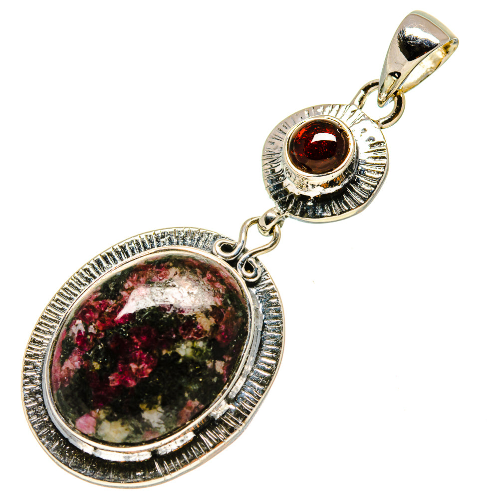 Russian Eudialyte Pendants handcrafted by Ana Silver Co - PD756348
