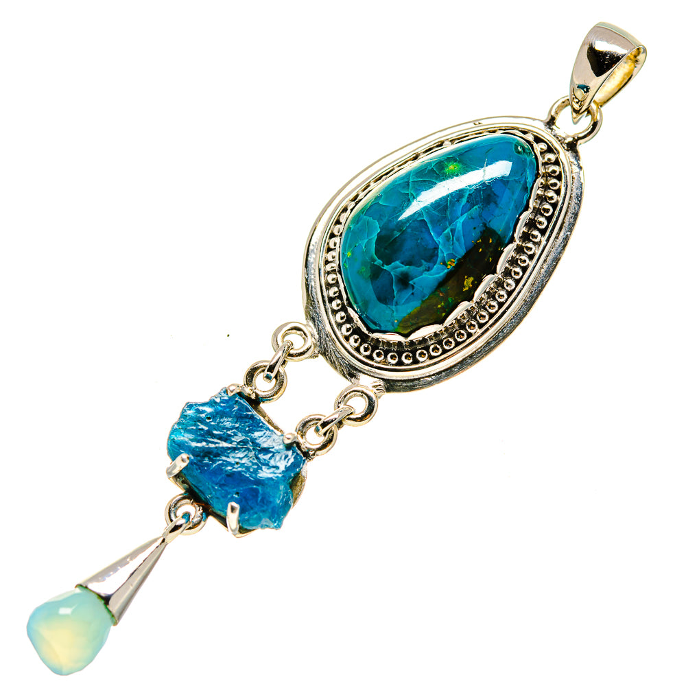 Chrysocolla Pendants handcrafted by Ana Silver Co - PD756352