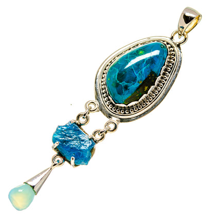 Chrysocolla Pendants handcrafted by Ana Silver Co - PD756352