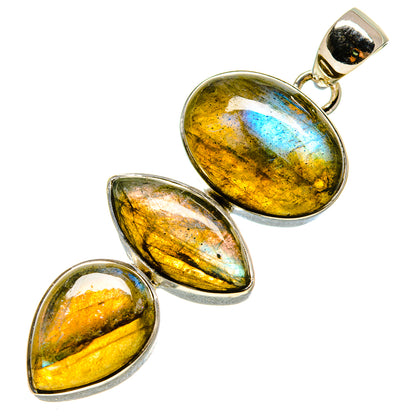Labradorite Pendants handcrafted by Ana Silver Co - PD756357