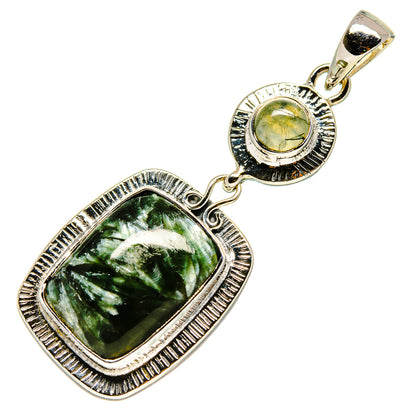 Seraphinite Pendants handcrafted by Ana Silver Co - PD756360