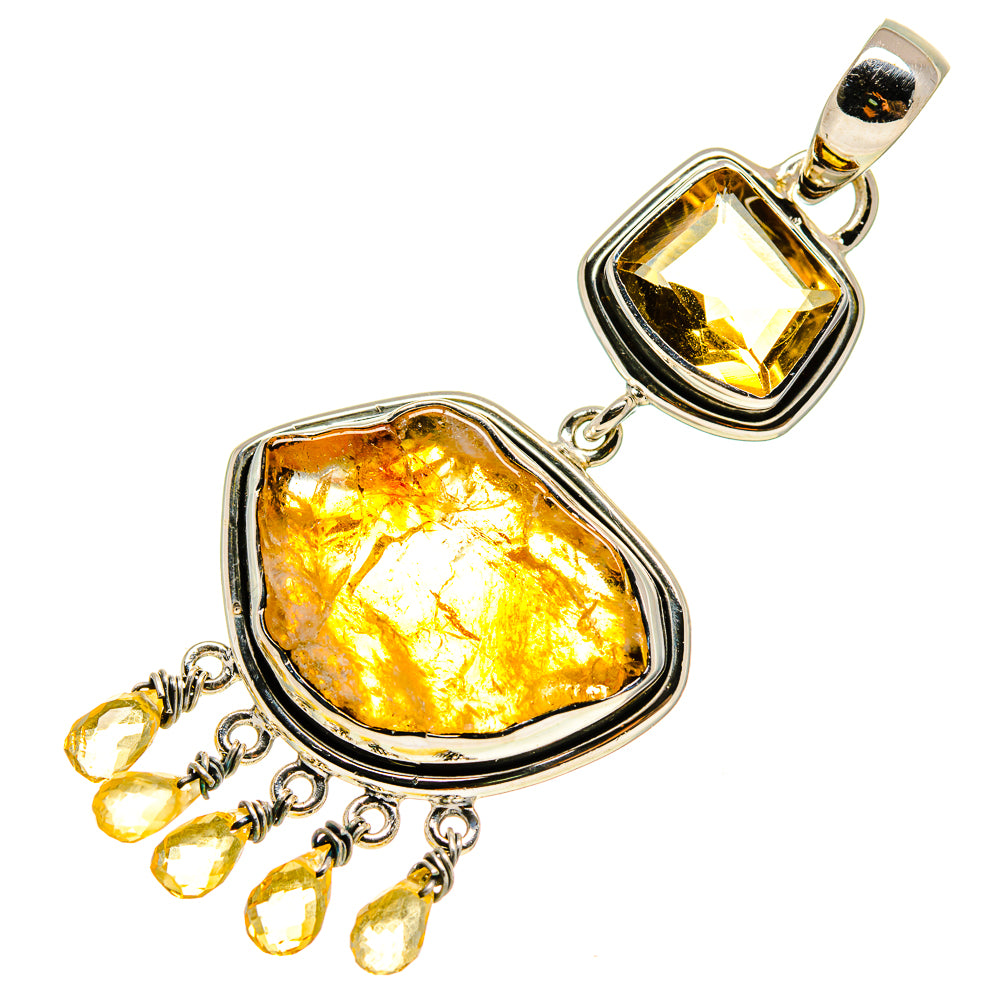 Citrine Pendants handcrafted by Ana Silver Co - PD756361