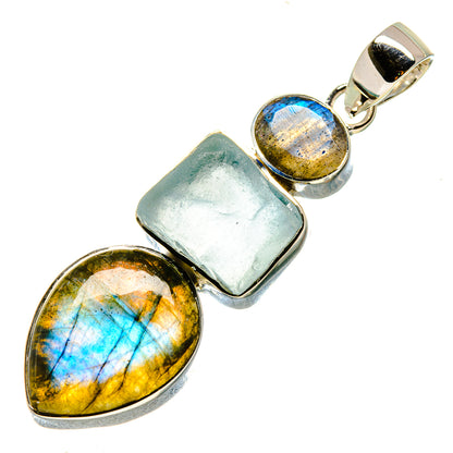 Labradorite Pendants handcrafted by Ana Silver Co - PD756362