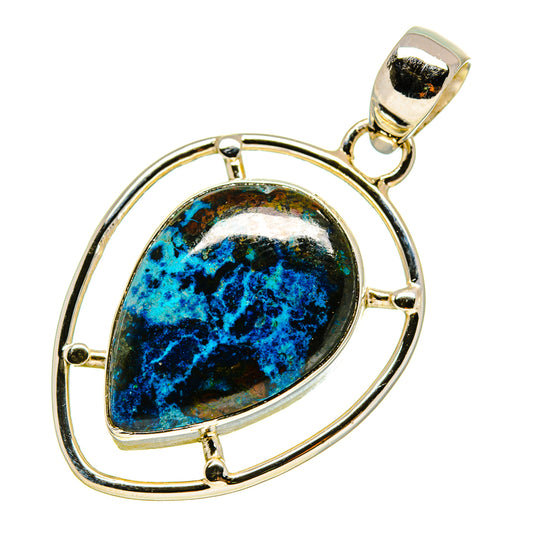 Shattuckite Pendants handcrafted by Ana Silver Co - PD756370