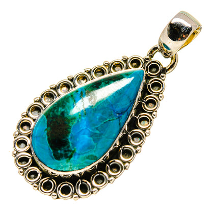 Chrysocolla Pendants handcrafted by Ana Silver Co - PD756371