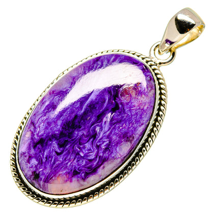 Charoite Pendants handcrafted by Ana Silver Co - PD756377
