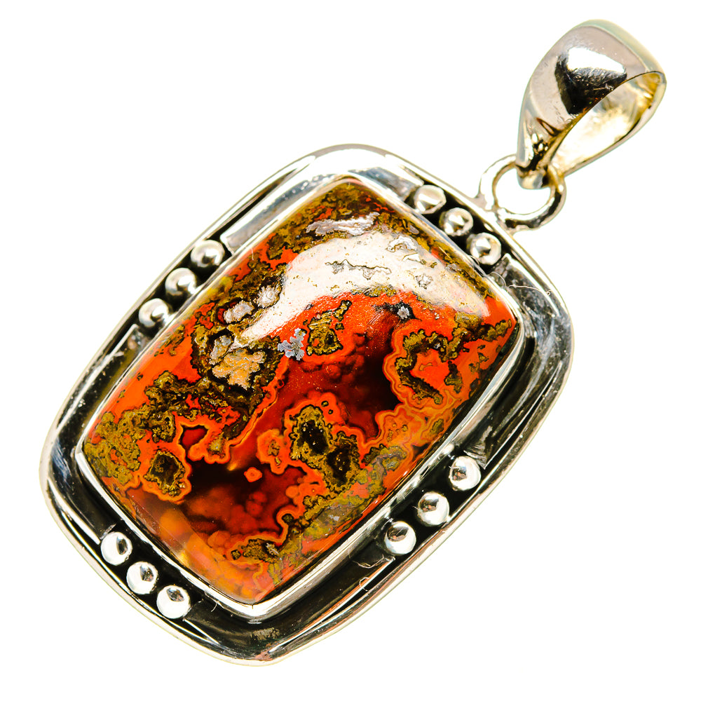 Moroccan Agate Pendants handcrafted by Ana Silver Co - PD756381