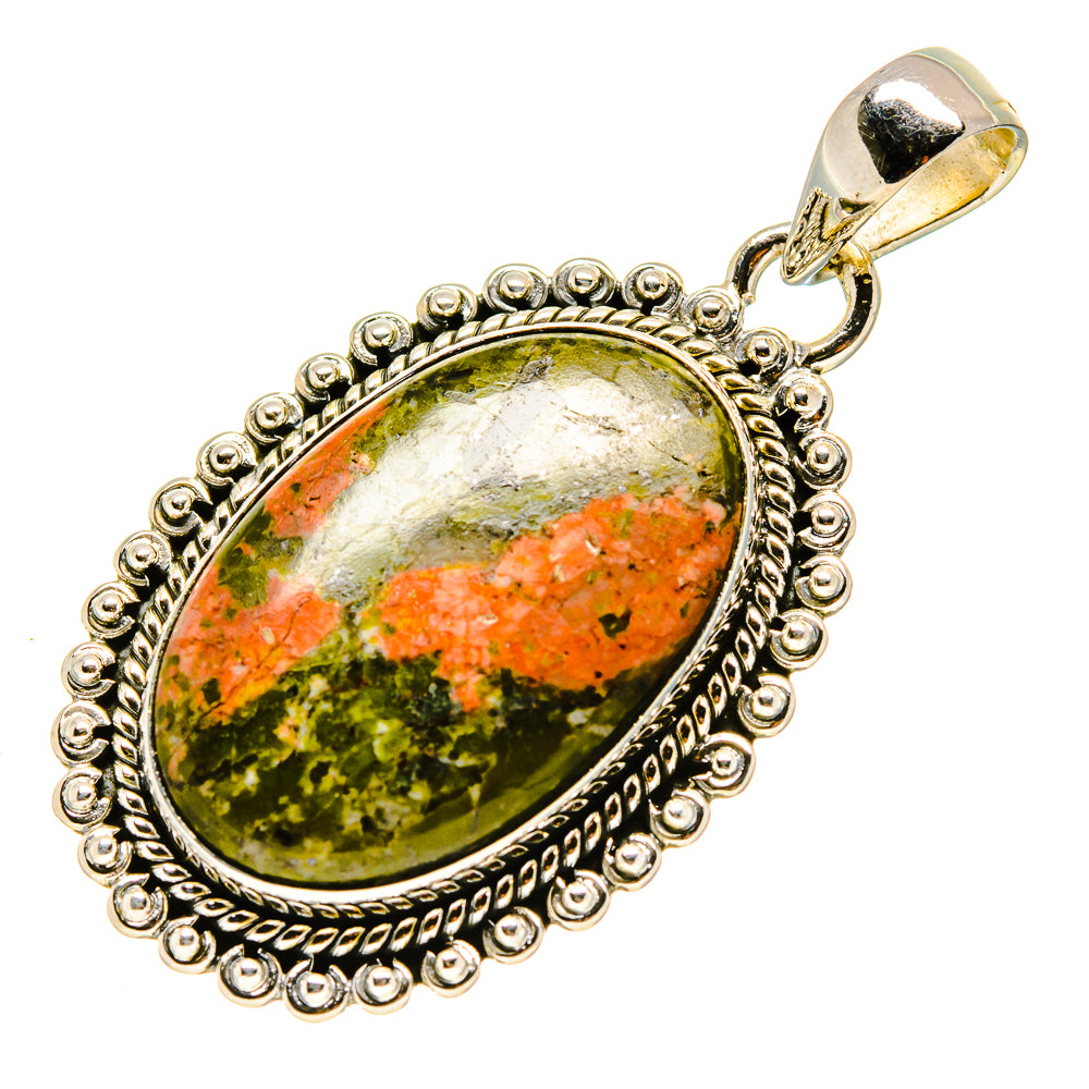 Unakite Pendants handcrafted by Ana Silver Co - PD756385