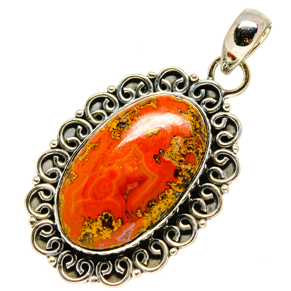 Moroccan Agate Pendants handcrafted by Ana Silver Co - PD756395