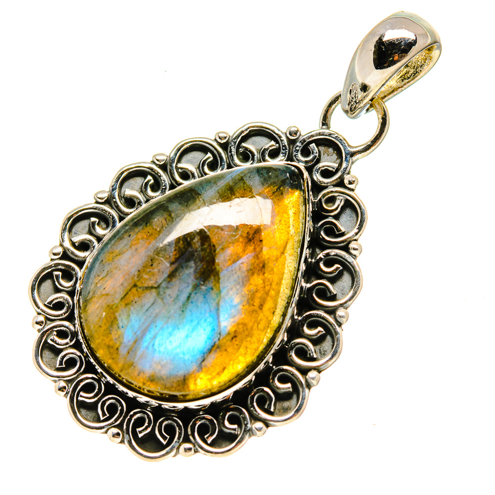 Labradorite Pendants handcrafted by Ana Silver Co - PD756403