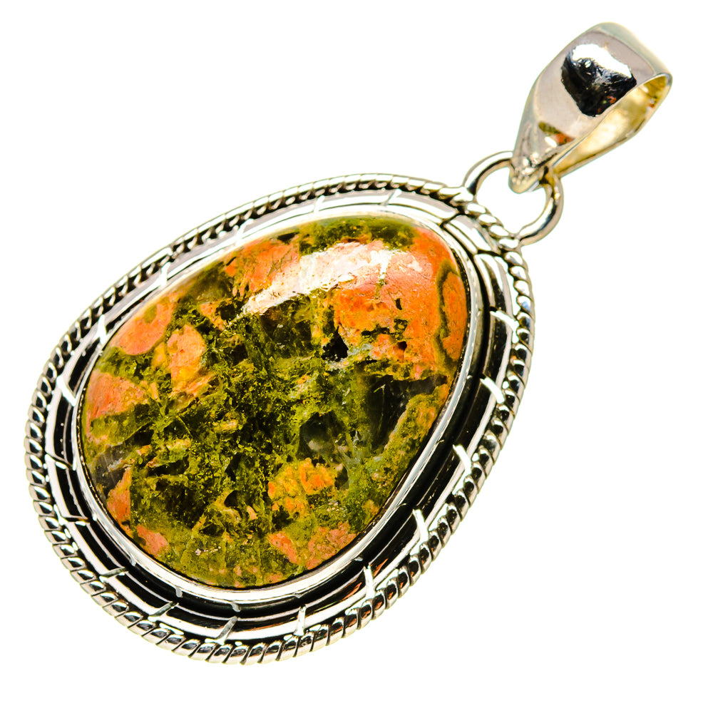 Unakite Pendants handcrafted by Ana Silver Co - PD756416