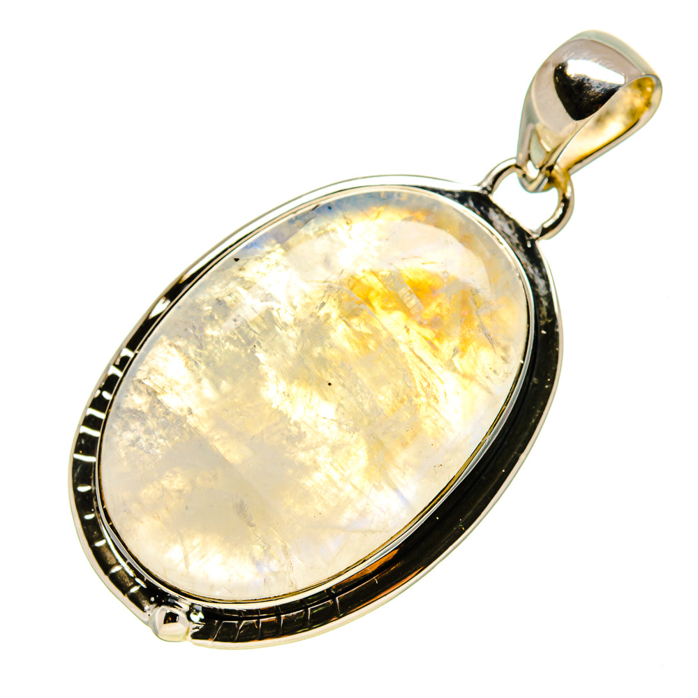 Rainbow Moonstone Pendants handcrafted by Ana Silver Co - PD756428