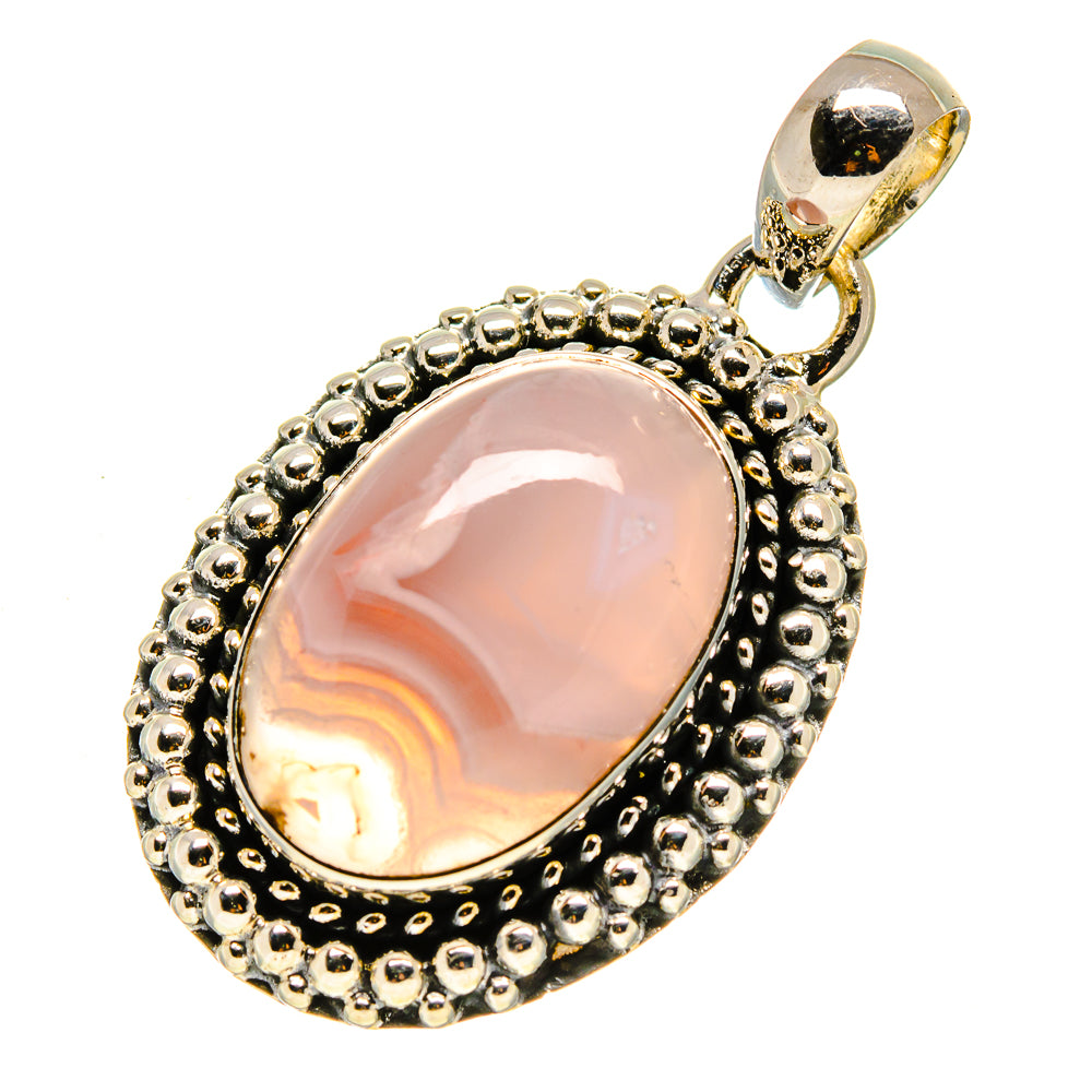 Laguna Lace Agate Pendants handcrafted by Ana Silver Co - PD756431