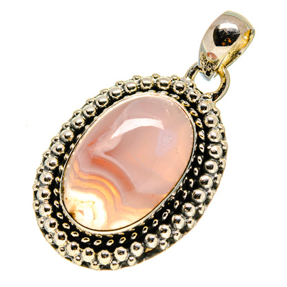 Laguna Lace Agate Pendants handcrafted by Ana Silver Co - PD756431