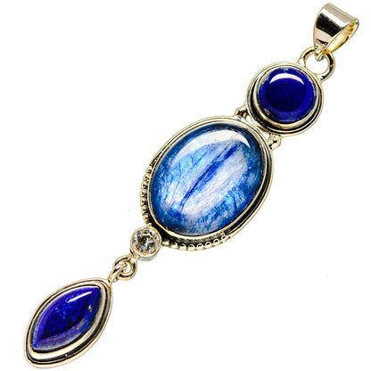 Kyanite Pendants handcrafted by Ana Silver Co - PD756434