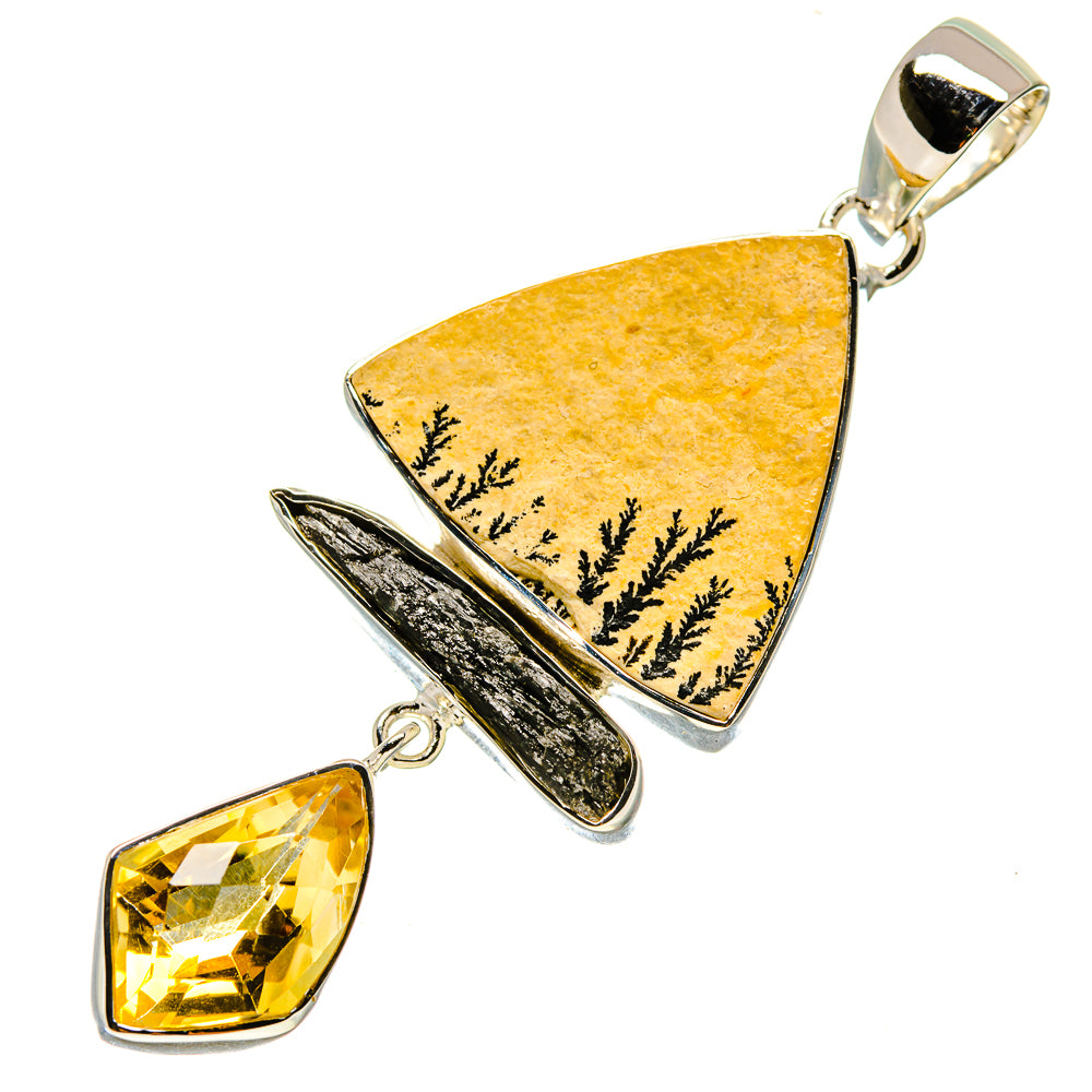 Germany Psilomelane Dendrite Pendants handcrafted by Ana Silver Co - PD756439