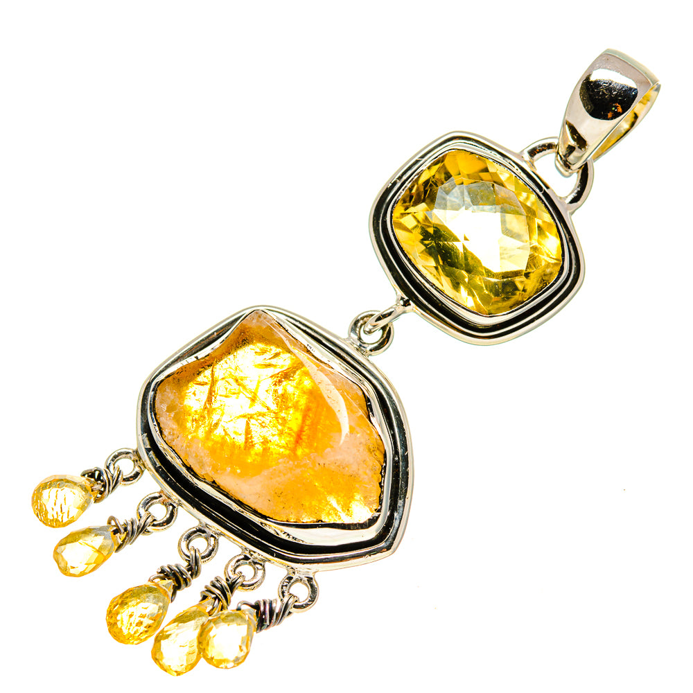 Citrine Pendants handcrafted by Ana Silver Co - PD756443