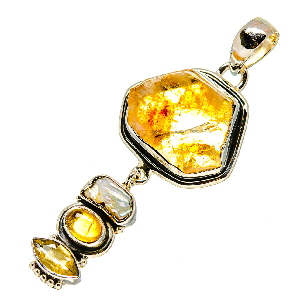 Citrine Pendants handcrafted by Ana Silver Co - PD756445