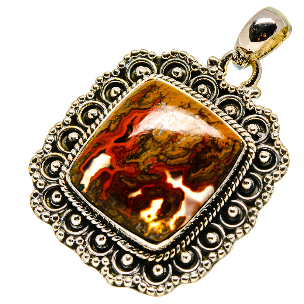 Moroccan Agate Pendants handcrafted by Ana Silver Co - PD756455
