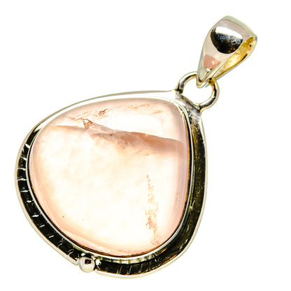 Rose Quartz Pendants handcrafted by Ana Silver Co - PD756466