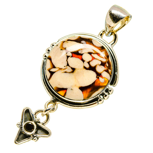 Peanut Wood Jasper Pendants handcrafted by Ana Silver Co - PD756471