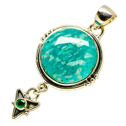 Amazonite Pendants handcrafted by Ana Silver Co - PD756472