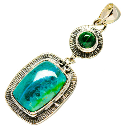 Chrysocolla Pendants handcrafted by Ana Silver Co - PD756473