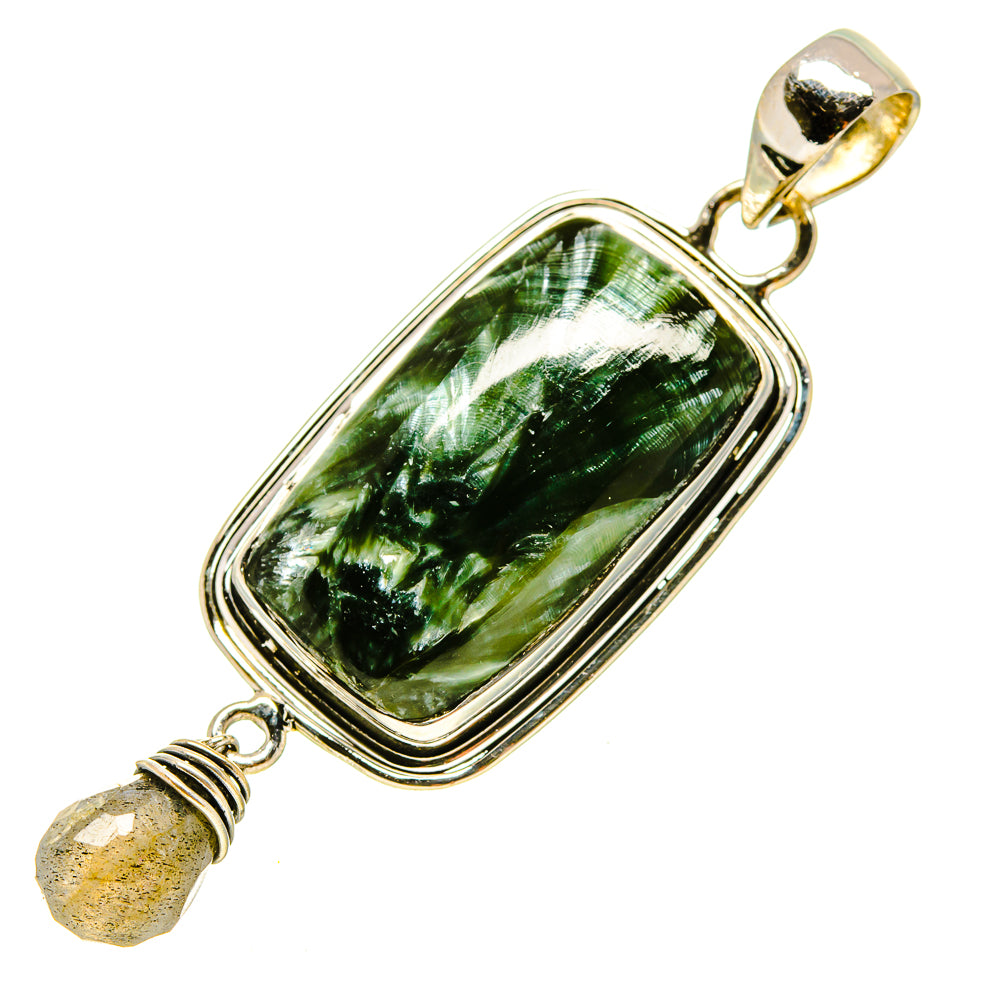 Seraphinite Pendants handcrafted by Ana Silver Co - PD756477