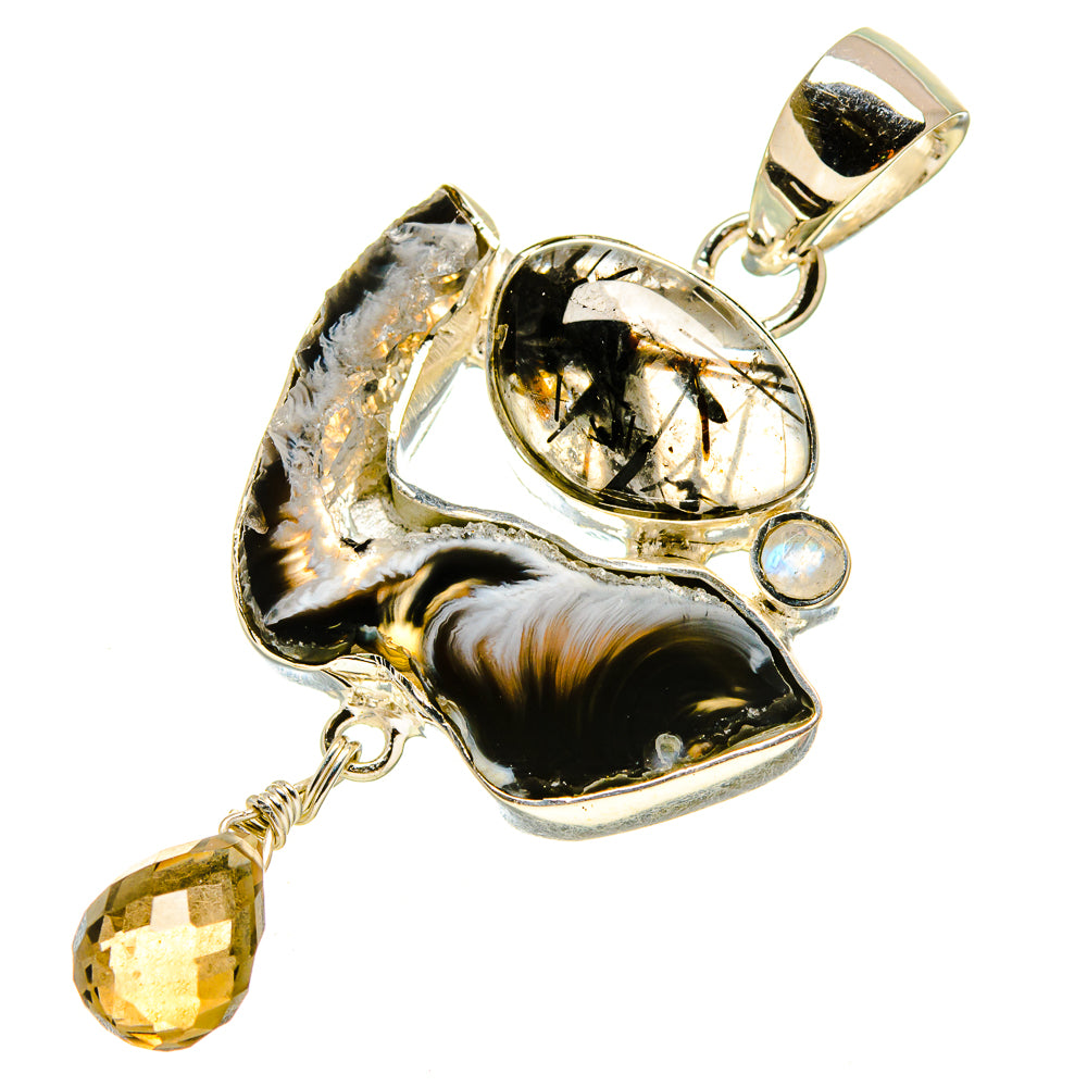 Geode Slice Pendants handcrafted by Ana Silver Co - PD756485