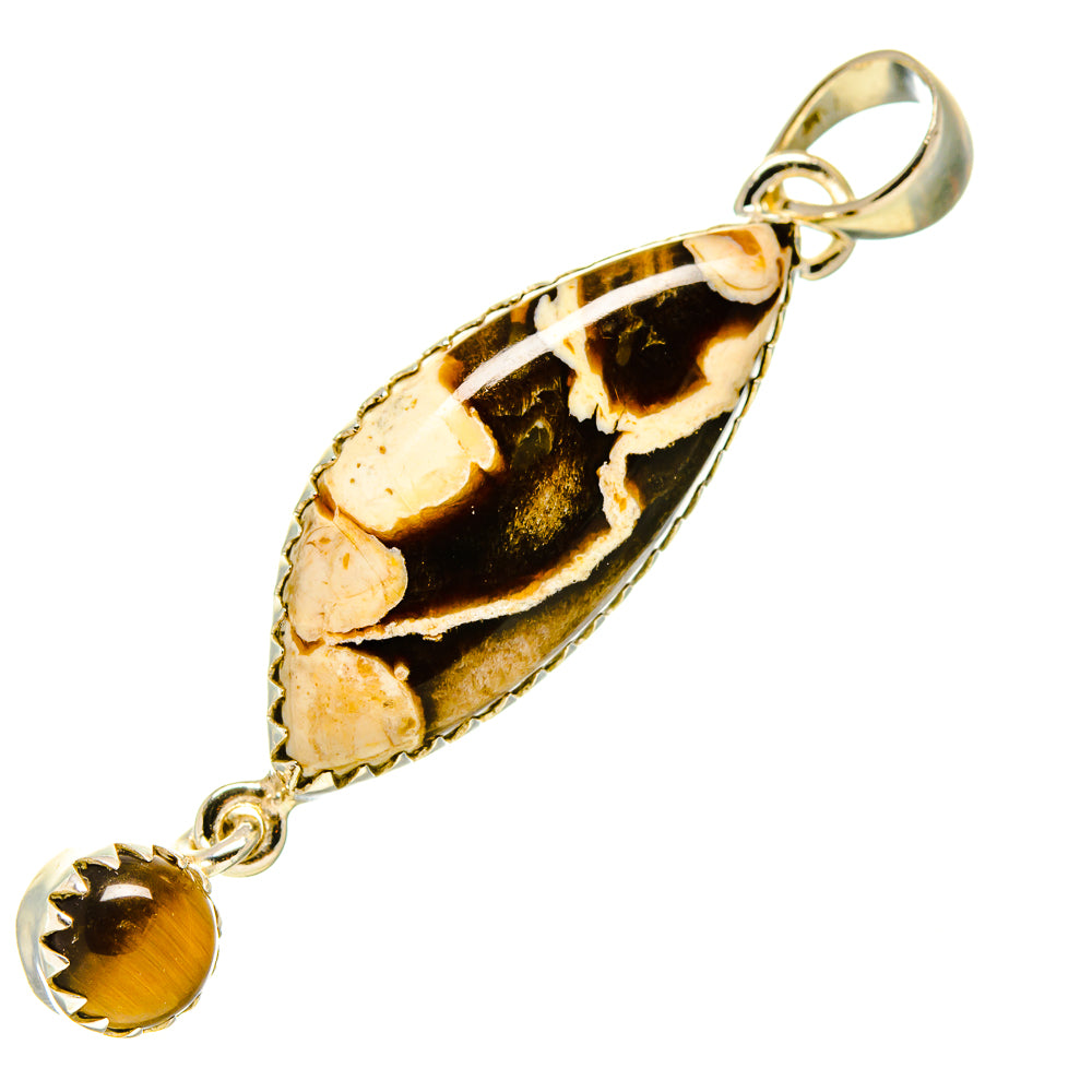 Peanut Wood Jasper Pendants handcrafted by Ana Silver Co - PD756488