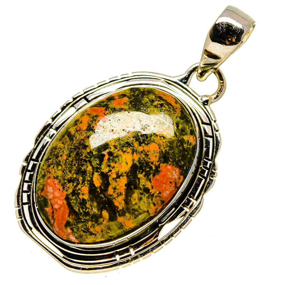 Unakite Pendants handcrafted by Ana Silver Co - PD756554