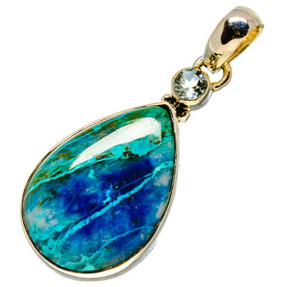 Chrysocolla Pendants handcrafted by Ana Silver Co - PD756560