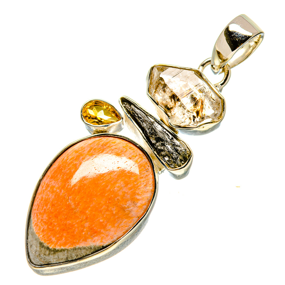 Scolecite Pendants handcrafted by Ana Silver Co - PD756568