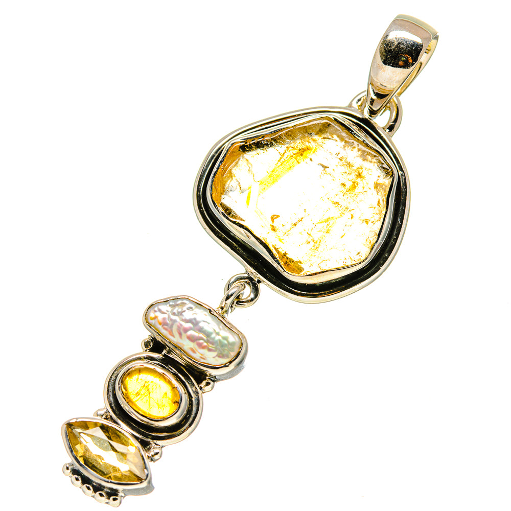 Citrine Pendants handcrafted by Ana Silver Co - PD756574