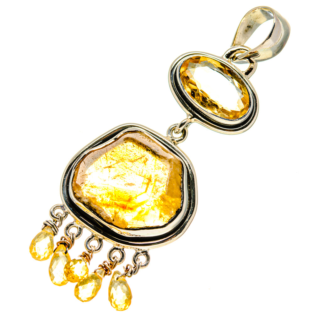 Citrine Pendants handcrafted by Ana Silver Co - PD756575