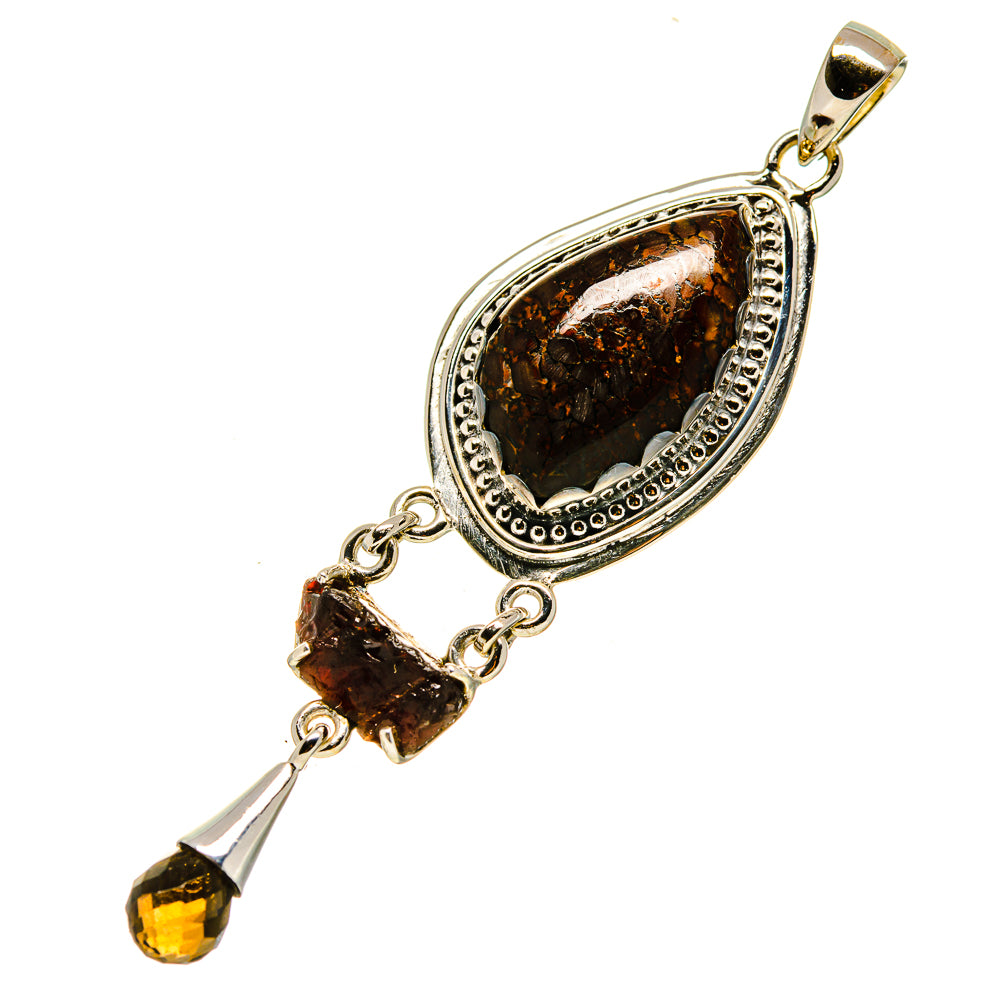 Dinosaur Bone Pendants handcrafted by Ana Silver Co - PD756579