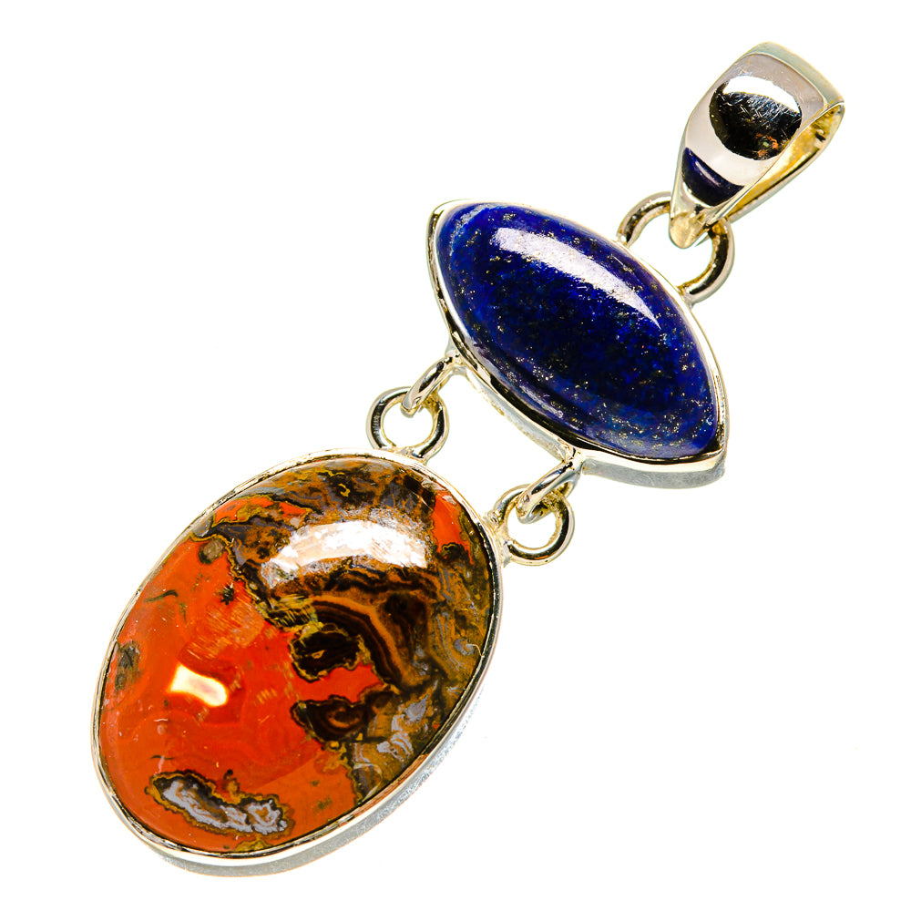 Moroccan Agate Pendants handcrafted by Ana Silver Co - PD756582