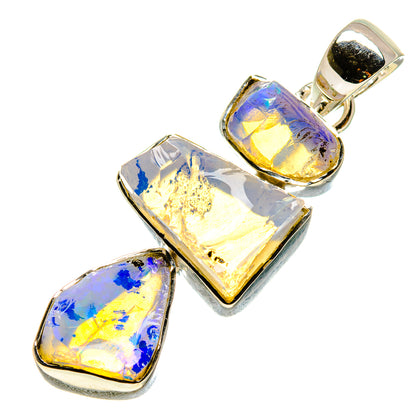 Ethiopian Opal Pendants handcrafted by Ana Silver Co - PD756593