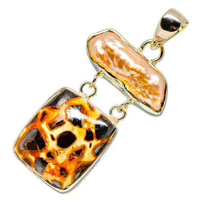 Bauxite Pendants handcrafted by Ana Silver Co - PD756596