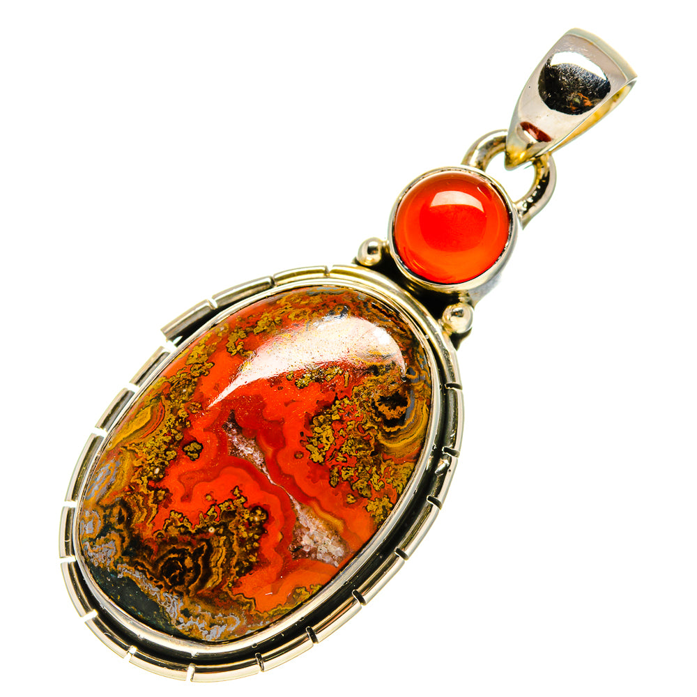 Moroccan Agate Pendants handcrafted by Ana Silver Co - PD756604