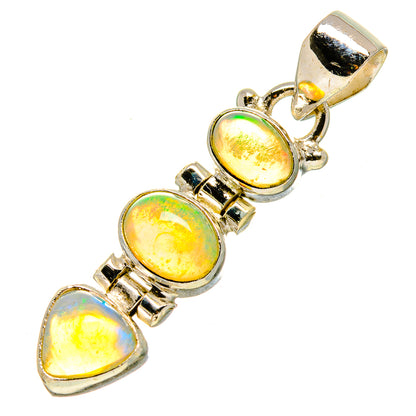 Ethiopian Opal Pendants handcrafted by Ana Silver Co - PD756611