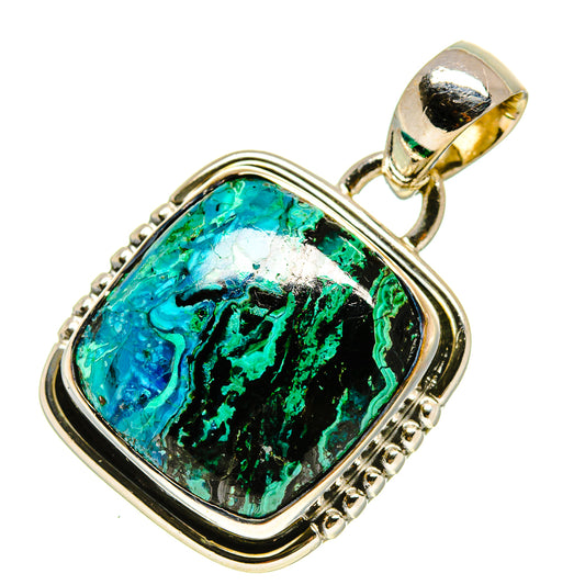 Chrysocolla Pendants handcrafted by Ana Silver Co - PD756616