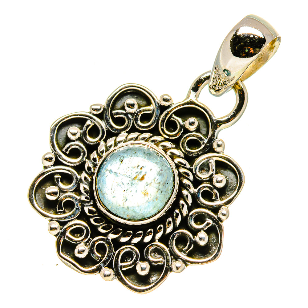 Aquamarine Pendants handcrafted by Ana Silver Co - PD756627