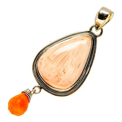 Scolecite Pendants handcrafted by Ana Silver Co - PD756635